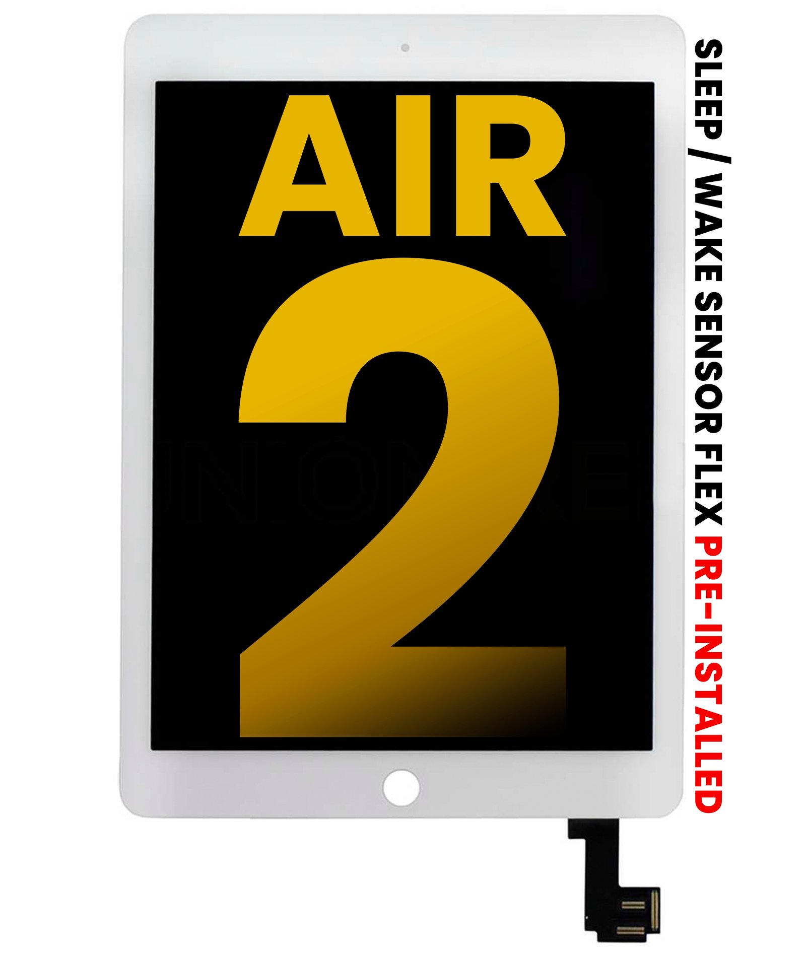 iPad Air 2 Original Apple Display Screen (White) | Retina Touch Panel | Premium High Quality Screen Assembly for A1566 A1567